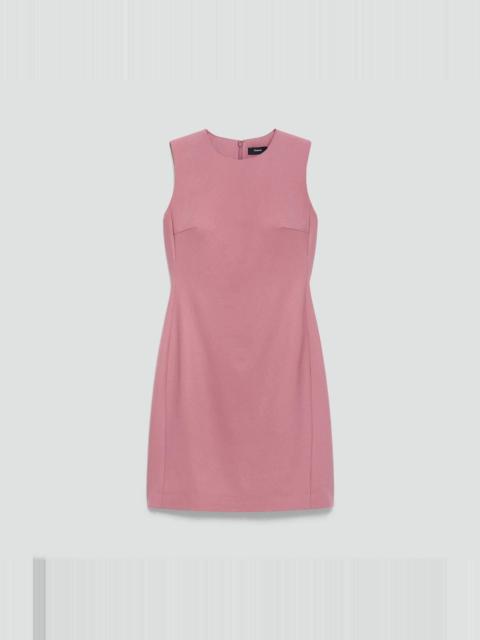 Sleeveless Fitted Dress in Good Wool