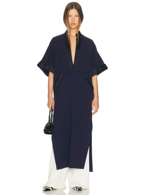 The Magda Dress in Thick Crepe