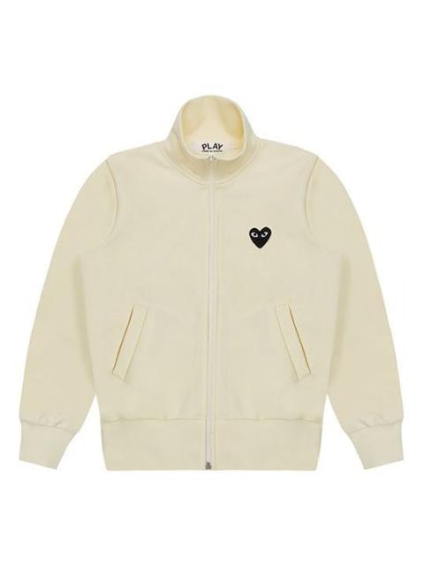 COMME des GARCONS PLAY Big Black Heart Zip Up Sweatshirt 'Off-White' AZ-T256-051-3