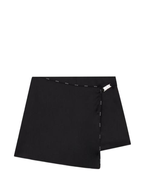 logo-trim mini skort
