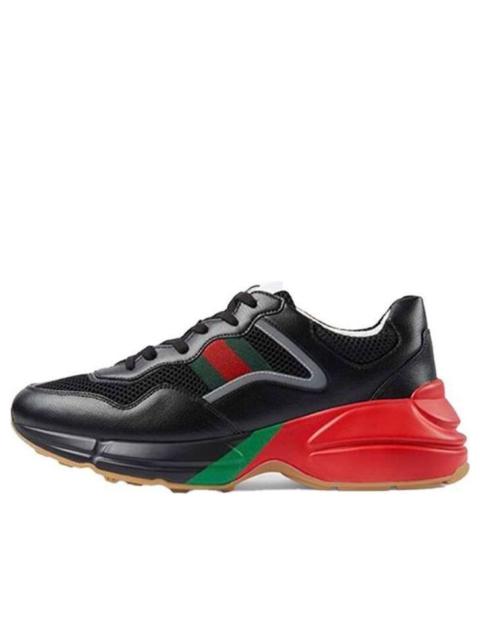 (WMNS) Gucci Rhyton 'Black Red Green Reflective' 645771-2H040-1093