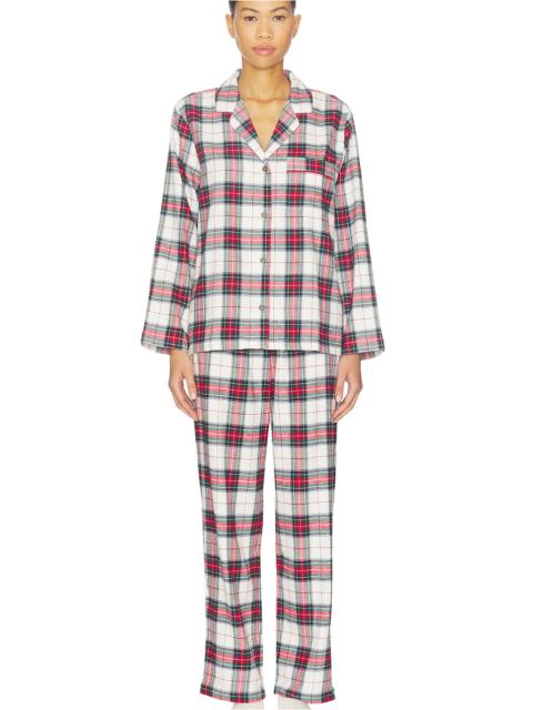 Flannel Long Pj Set