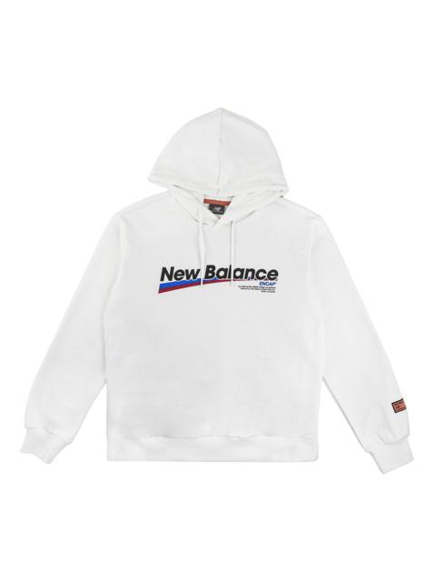 New Balance hooded Casual Pullover Couple Style White NCA34013-IV