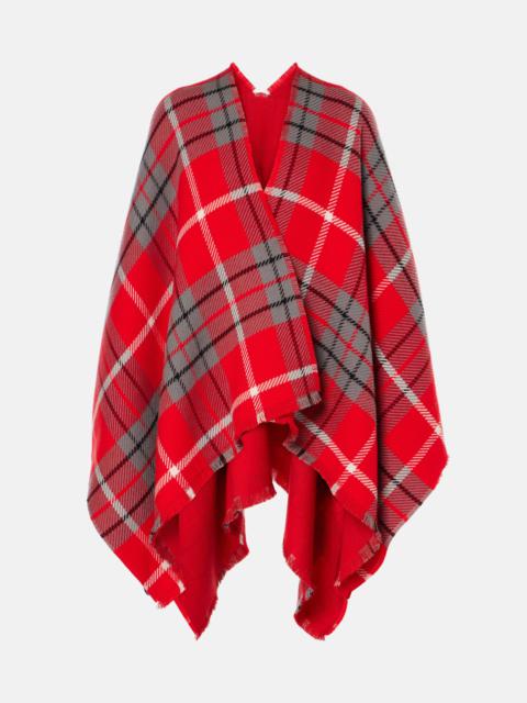 VIVIENNE WESTWOOD woven cotton poncho