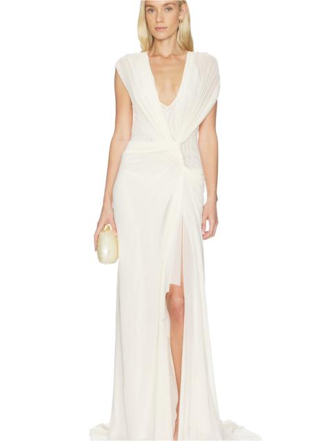 Leia Drape Gown