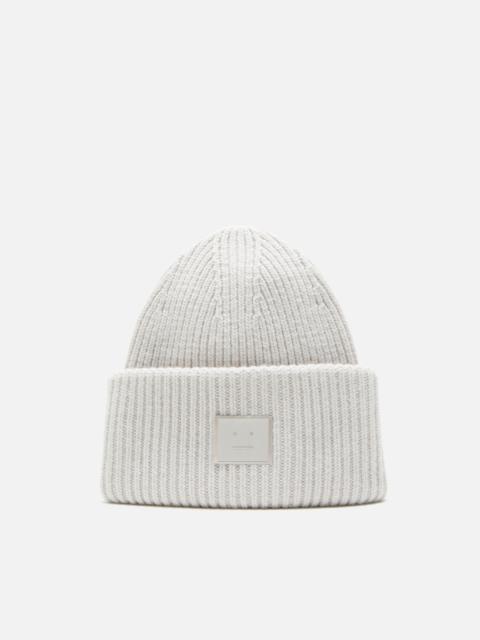 Large face logo beanie - Yak - Light grey