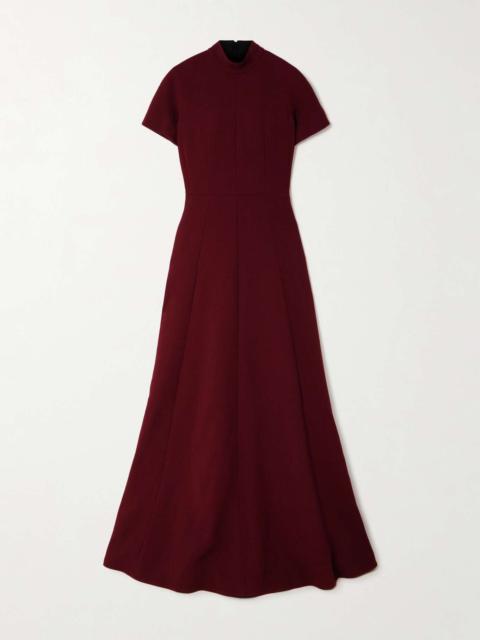 Malinda crepe gown Burgundy