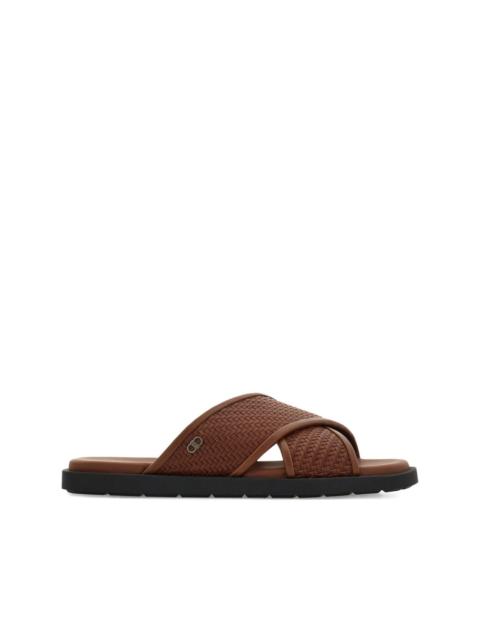 Gancini-plaque sandals