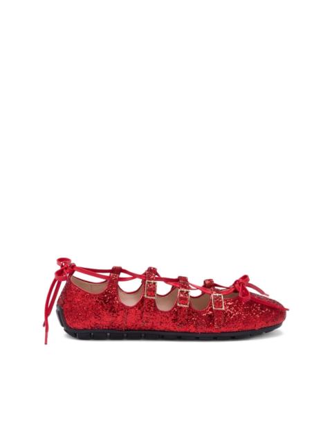 Ghillie ballerina shoes