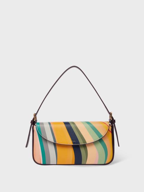 Women's Leather 'Swirl' Baguette Bag