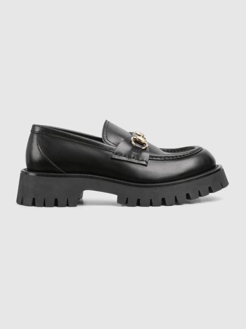 Women's lug sole loafer with Horsebit