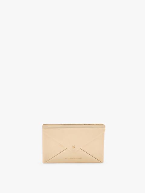 Envelope Card Holder In Gold