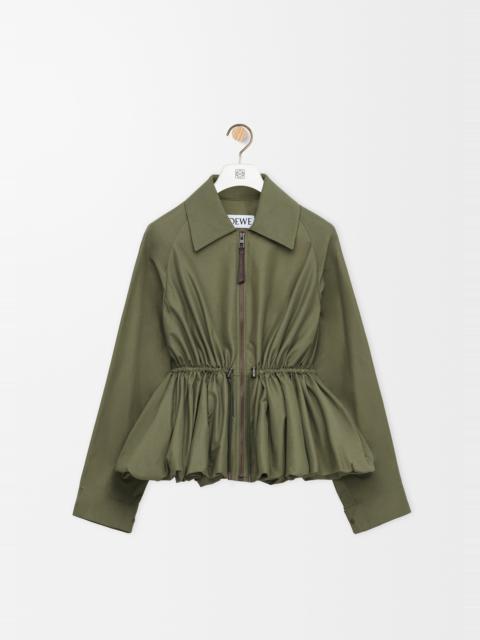 Jacket in cotton blend