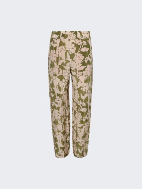 Pyjama Trouser Parakeet And Blush