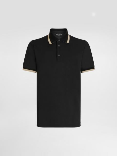 Jersey polo shirt