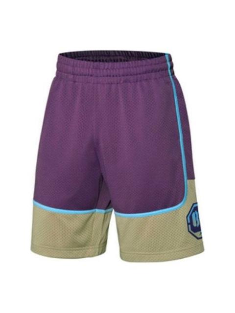 Li-Ning XLARGE x BadFive Logo Basketball Shorts 'Purple' AAPP441-1