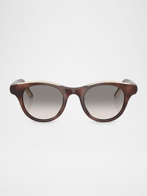 Acetate Round Sunglasses
