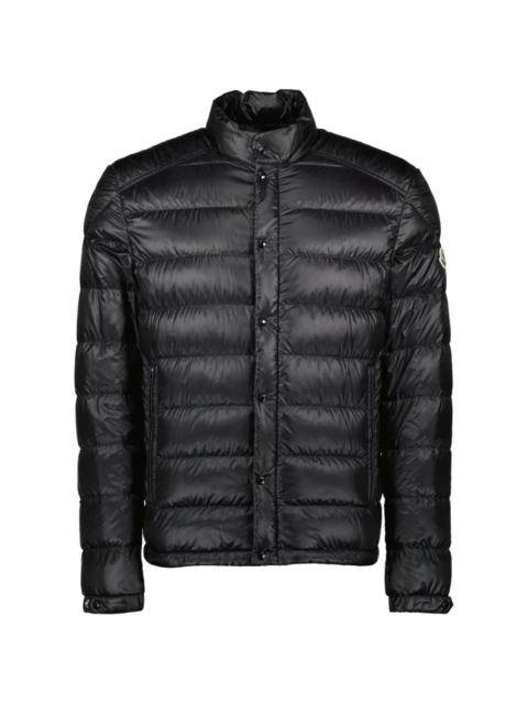 long-sleeved zip-up padded jacket