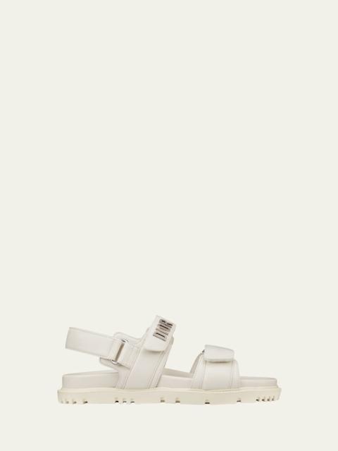 10MM DIORACT LEATHER SANDAL