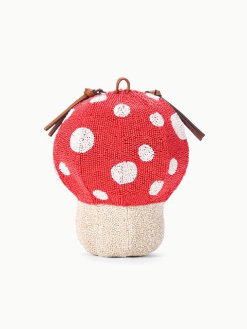 STAUD SHROOM BEADED BAG MUSHROOM