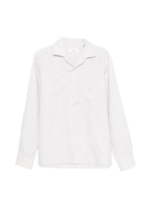 long-sleeve polo shirt