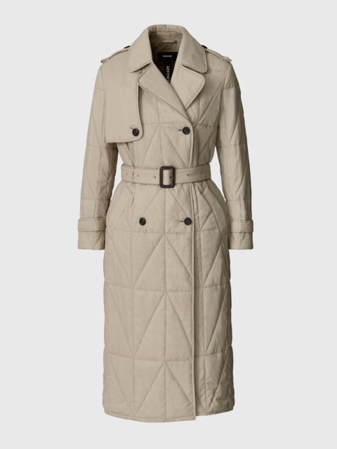 MAVIS Quilted Maxi Trench Coat