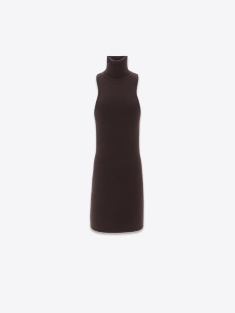 turtleneck dress in wool