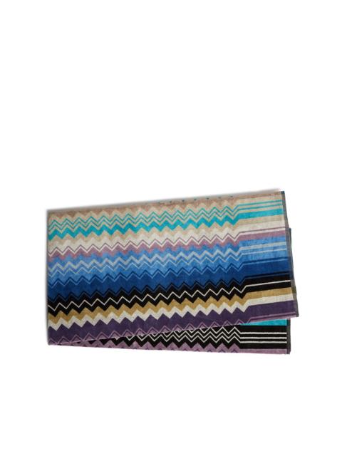 Giacomo zig zag print towel