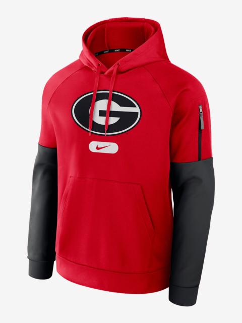 Georgia Bulldogs Fitness Men’s Nike Therma College Pullover Hoodie