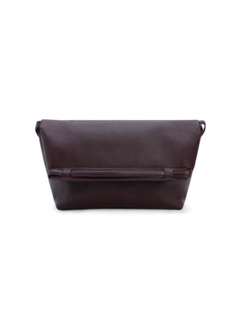 Auden Convertible Leather Clutch burgundy