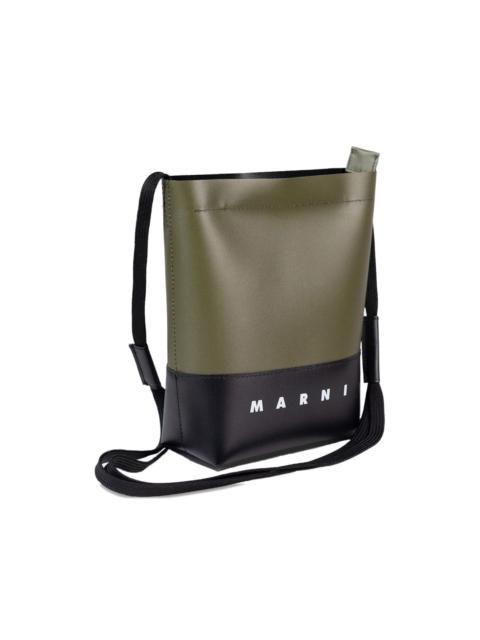 colour-block shoulder bag