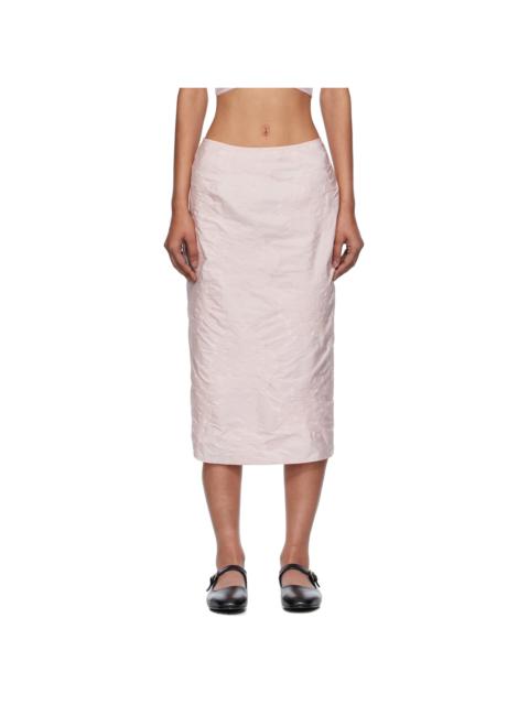 Pink Allegra Midi Skirt