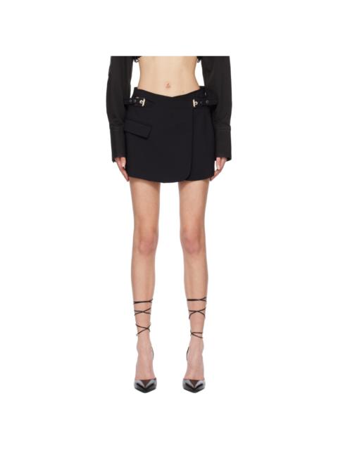 Black Interlock Blazer Miniskirt