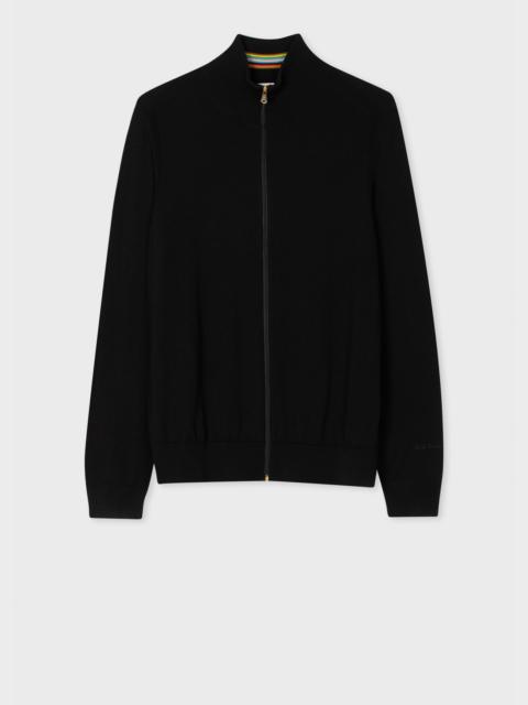 Merino Wool Full Zip Cardigan