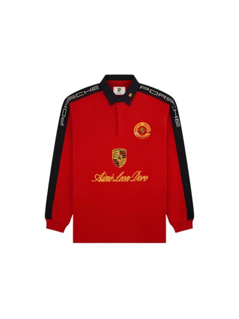 Aime Leon Dore x Porsche Crest Rugby Red