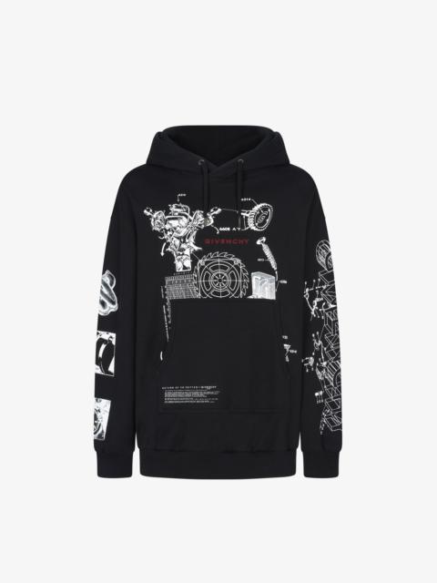 GIVENCHY Schematics oversized hoodie