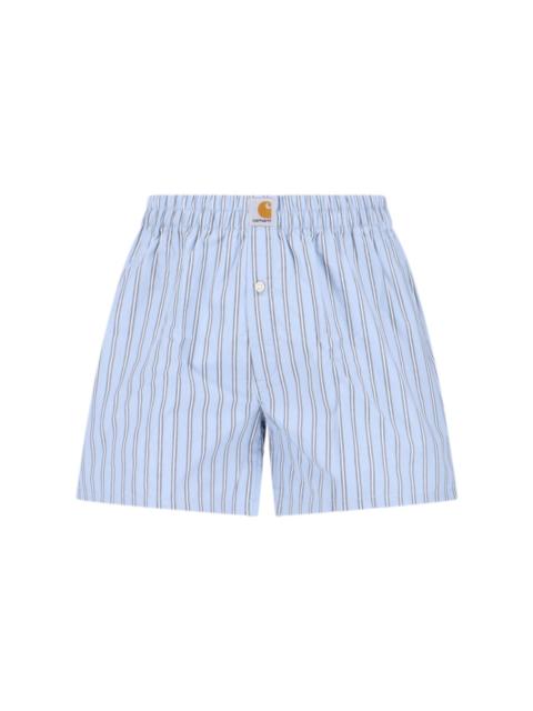 STRIPED BOXER SHORTS