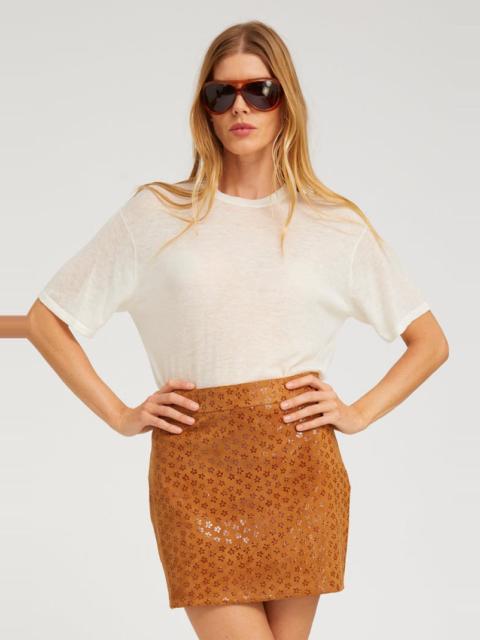 IVORY TISSUE CASHMERE VINTAGE TEE