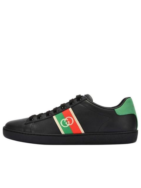 (WMNS) Gucci Ace Elastic Web 'Interlocking G - Black' 645767-1XGM0-1096