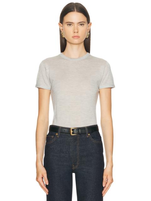Cashmere Silk Knit Tee
