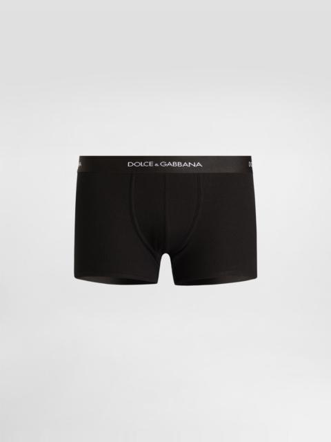 Cotton jersey regular-fit boxers in a pack of two