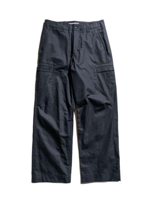 Hans Gear Cotton Twill Cargo Pants Charcoal Grey