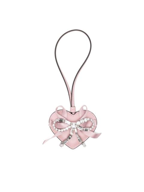heart charmz bow keyring