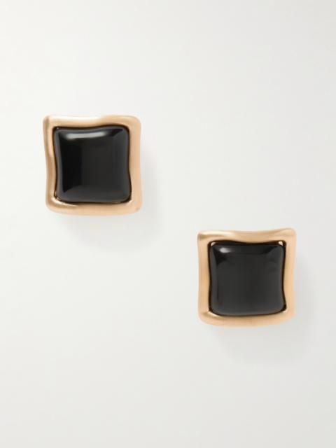 Suni Gold-tone And Resin Earrings