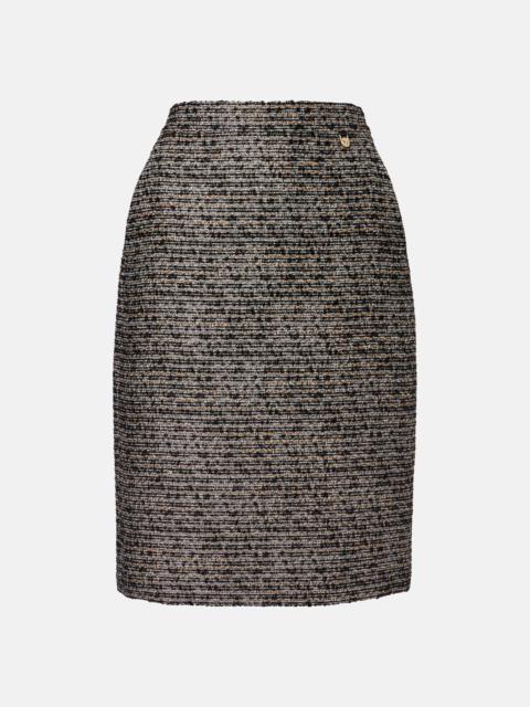 Fumetto tweed midi skirt