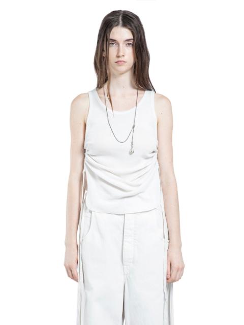 Mara Wrinkled Cropped Tank Top