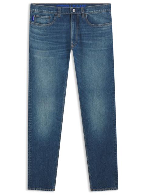 BLUE SKINNY-FIT JEANS IN STRETCH DENIM