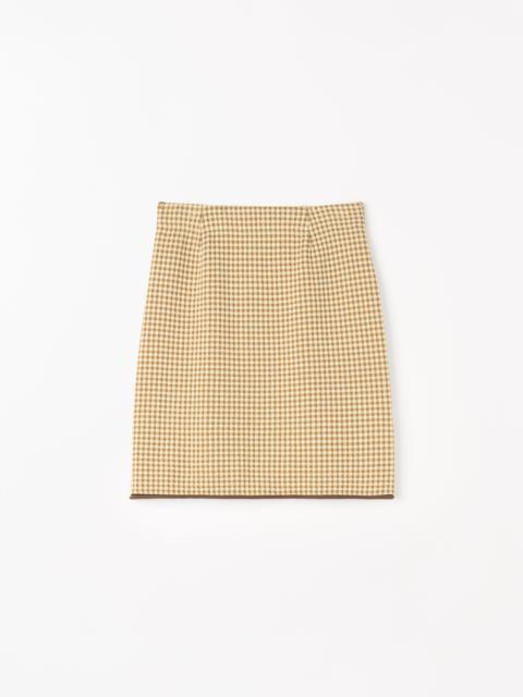 Clover Knitted Mini Skirt