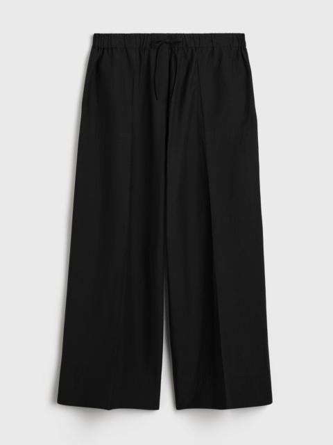 Wide summer trousers black