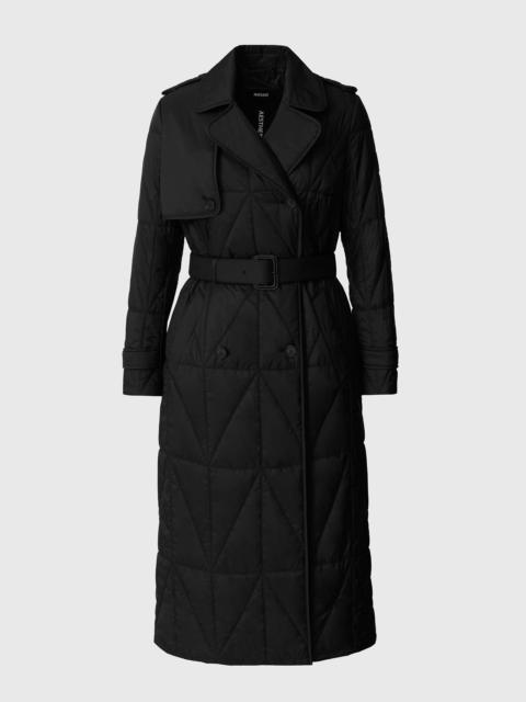 MAVIS Quilted Maxi Trench Coat